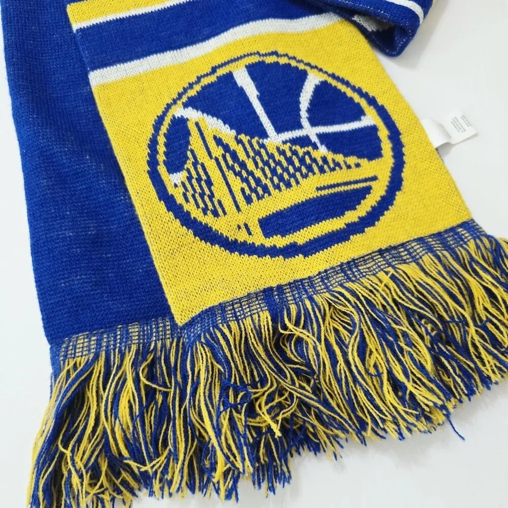 Golden State Warriors Scarf NBA Basketball Winter Soft Forever Collectibles Blue